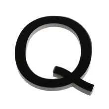 OUTANA 1 Miếng dán chữ cái tự dính bằng acrylic từ A đến Z trang trí nhà cửa, màu đen, cỡ lớn, dùng trang trí gương. Có lớp xốp dày 1cm giúp dễ dàng dán. Hoàn hảo cho phòng khách, phòng ngủ, nhà bếp, phòng tắm hoặc không gian văn phòng. Có thể tùy chỉnh để viết tên cá nhân, lời chúc đám cưới, tin nhắn sinh nhật, khẩu hiệu tạo động lực cho văn phòng hoặc phương châm gia đình. Có bốn kích cỡ: 10cm/15cm/20cm/30cm. - màu đen - Xem 28