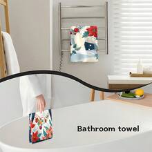 2 pièces/100 pièces Chiffon de cuisine à motif d'ours blanc, convient pour la décoration intérieure des restaurants, cuisines et salles de bains, la décoration de banquet, les cadeaux de fête et peut être offert en cadeau