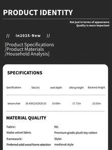 Outdoor/Indoor Single Swing Lounge Chair, Removable & Movable, Solid Wood Frame, Suitable For Cafe, Balcony, Yard