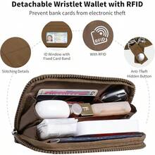 Women Wallet & Check Holder - Brown - View 8