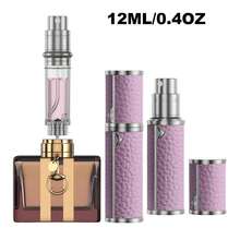 1 件奢华优雅便携式迷你可填充雾化器，底部填充设计，香水喷雾瓶，旅行香水瓶可填充，您的旅行和商务必需品