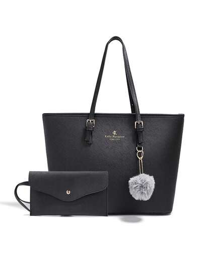 2024 New European & American Fashion Women's Handbag, Tote Bag, Shoulder Bag, Crossgrain Leather, Minimalist Design, Large Size