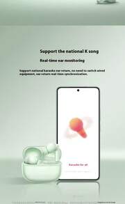 Tai nghe không dây chống ồn Xiaomi (MI) Redmi Buds 6 Pro, kiểu nhét tai, tương thích với điện thoại thông minh Android và iOS, cổng USB Type-C. - màu đen - Xem 8