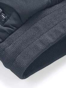 1件装女士保暖加厚抽绳腰带运动裤，防风防寒休闲裤，冬季紧身裤 - 灰色 - 查看 11