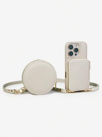 1 件菱形香味手机袋/手机壳，奢华绗缝皮革配羊毛图案，斜挎带，硬币和卡槽，度假便携式保护套，适用于 17、16、15、14、13、12、11、Galaxy、黑色/杏色/粉色/驼色/勃艮第酒红色/紫色/橙色/玛瑙黑色/优雅白色