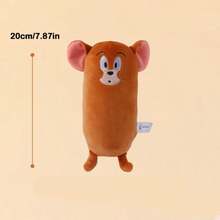 TOM AND JERRY. 20厘米汤姆和杰瑞毛绒抱枕，可变形系列，可爱卡通毛绒玩偶，有趣的圣诞礼物，沙发靠垫 - 多色1 - 查看 17