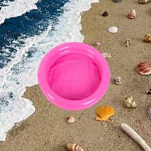 1pc Summer Outdoor Inflatable Water Pool Toy Pool Fishing Pool Double Layer Round Pool Mini Inflatable Round Pool, Can Be Used As A Pet Nest. Please Check The Product Size And Dimensions.