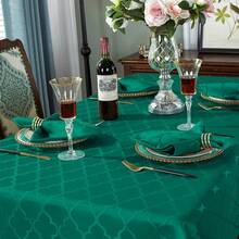 Kitchen Tablecloth - Z-christmas Green - View 10