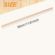 10er-Pack/20er-Pack DIY Massivholz Naturholzstäbe (Länge: 30 cm), leicht zu schneiden, können bemalt werden. Unbearbeitete Hartholzstäbe für Bastler und DIY-Enthusiasten, perfekt für selbstgemachte kreative Geschenke. Ideal für Hochzeitsdekoration, Zauberstabmaterialien, Fahnen, Heimdekoration, Feiertags-Dekoration, Bildungs-DIY-Holzstäbe, Architekturmodell-Holzstäbe, Halloween, Weihnachtsschmuck und Accessoires.