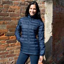 Result Ladies/Womens Ice Bird Padded Jacket (Water Repellent & Windproof) (Navy Blue) - Blue - View 5