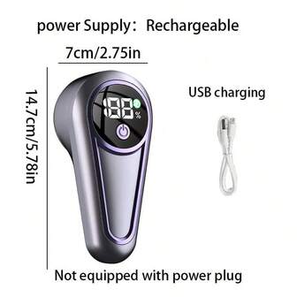 Rechargeable Lint Remover, Fabric Shaver, Clothes Fuzz Pill Trimmer, Household Electric Lint Remover