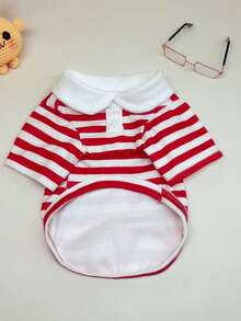 宠物、猫、狗、狗衣服、幼犬、吉娃娃狗衣服、猫咪用品、宠物服装、狗条纹衣服、猫咪双腿衣服、Polo衫服饰
