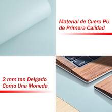 Alfombrilla de Ratón para Juegos, Tapete para Mouse - Alfombrilla para Mouse Impermeable e Antideslizante, Mouse Pad Ampliada de 800 * 400 * 2 mm, Adecuada para Accesorios Gamer (Rosa+Azul) - Rosa+Azul - Ver 6