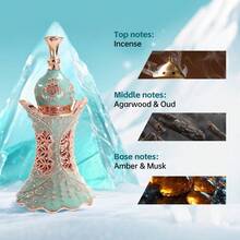 1件5ml阿拉伯女士玫瑰广藿香东方滴香棒纯正香氛油，持久留香12小时，无焰香薰精油，家用空气清新剂，具有增强放松、提神醒脑的功效，优质高端系列，适合送礼 - 多樣化香型 - 查看 4