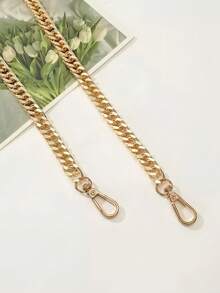 1pc Fashionable Minimalist Detachable Metal Strap Replacement Chain, Versatile Chain Suitable For Various Bag Types - Multicolor - View 3