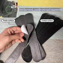 Sweat-Absorbing And Anti-Slip Cap Stickers - Sports Invisible Lining Stickers (Black/White Two-Color Polyester), Stickers And Use, No Need To Wash, A Must-Have For Gyms And Outdoor Activities, Baseball Cap Anti-Sweat And Deodorizing Set