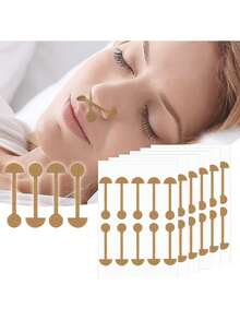 100 pezzi/set di clip per le ali del naso morbide, elastiche e autoadesive. Strisce per la correzione e la bellezza del naso per restringere le narici larghe. Strisce correttive morbide, elastiche e autoadesive per le ali del naso per restringere le narici larghe. - Multicolore - Visualizzare 5