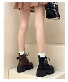Women Ankle Boots & Booties - Brown - View 9