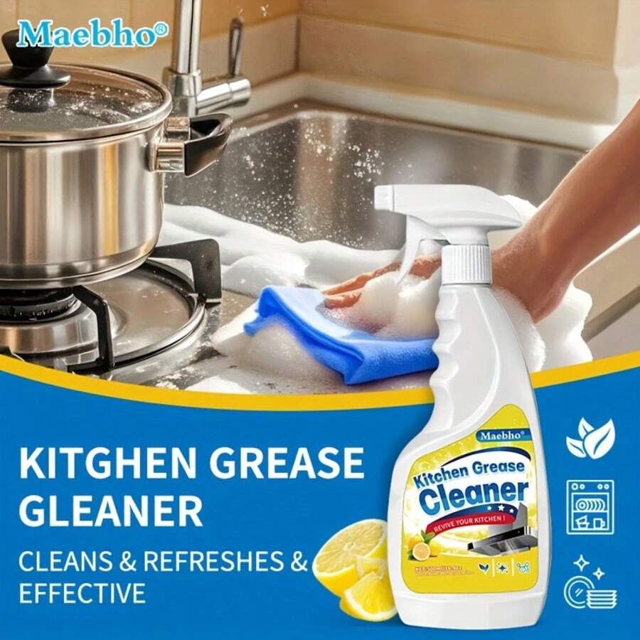 Spray de limpieza multiusos - Desengrasante para cocina, encimeras, horno y electrodomésticos