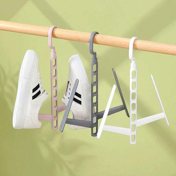 Gancho para secagem de sapatos de 1/2 peça - Sapateira multifuncional - Rotação de 360 graus - Adequado para secagem de sapatos