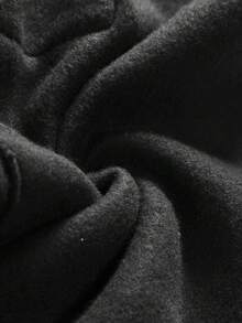 2pcs Men's Casual Hoodie And Sweatpants Set, Thermal Lined Thick Outdoor Jacket And Pants, Autumn/Winter,Fleece - Black - View 5