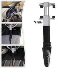 Car Steering Wheel Anti-Theft Alarm Lock Black - Black - View 1