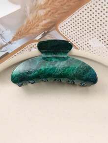 1pc Medium 8.8cm/3.46in Candy Color Hair Clip, High Quality Elegant Hair Claw Hair Accessory, Suitable For Daily, Casual, Outfit Matching Winter Hair Clutch Elegant Claw Clips