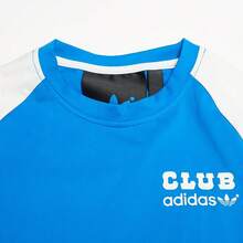 Adidas Tricou elegant și subțire pentru femei, cu guler rotund, mânecă scurtă, crop, IB5806