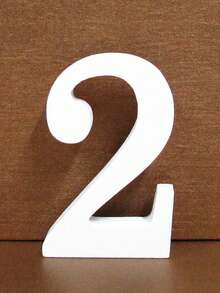 1pc Wooden Decorative Letter Design Home Decor Crafts, Free Combination Decorative Freestanding Wooden Letter Slices For Handicrafts, Family Gatherings, Birthday Parties, Weddings And Other Event Decorations