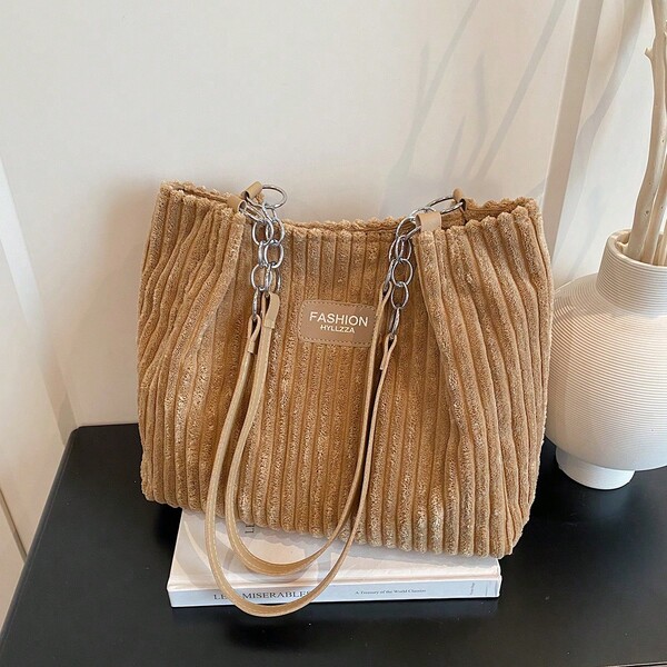 Borsa a spalla versatile di alta gamma alla moda, capiente, adatta per la scuola e gli spostamenti, autunno/inverno 2025