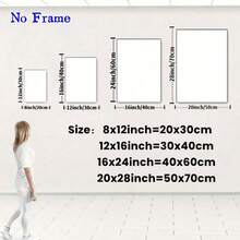 1 件，西施犬与卫生纸帆布印刷品，16x24 英寸，无框墙壁艺术，家居和办公室装饰，非常适合卧室、客厅、厨房、圣诞节和情人节礼物，无框，您可以准备一个或更大的画框以匹配您的壁画；自行组装和安装，充分享受 DIY 的乐趣。