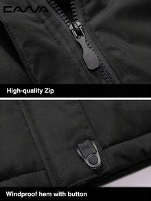 Cavva 男士冬季保暖防水防风多口袋滑雪外套，适合徒步、露营、登山、滑雪等户外活动。 - 彩色 - 查看 7