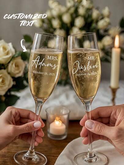Nhãn dán pha lê ly sâm panh phù dâu tùy chỉnh cá nhân hóa, thích hợp làm quà tặng phù dâu, ly cưới, tiệc độc thân, tiệc chia tay cuộc sống độc thân, quà cầu hôn