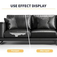 1 件装皮革修补胶带、皮革修补补丁、皮革修补套装、自粘皮革修补胶带，适用于沙发、汽车座椅、电脑椅、家具、手提包、驾驶座、汽车船用座椅、沙发椅、鞋、手提包、夹克、急救补丁、撕裂修复套装、乙烯基椅子