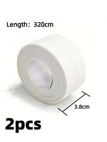 شريط متعدد الاستخدامات للمطبخ والحمام، شريط لاصق مانع للتسرب ومقاوم للعفن بعرض 3.8 سم