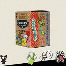 Spin Master 1 件官方正版 Fuggler 小雕像收藏盲盒，搞笑丑陋怪物盲盒小雕像，可爱动漫人物神秘盒惊喜礼物装饰玩具随机收藏玩具流行桌面摆件 - Series 2 - 查看 10