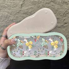 1pc Butterfly Love Heart And Rabbit Flower Pattern Cute Full-Frame Glasses Case, Transparent Portable Pressure-Proof Glasses Frame, Men's And Women's Fashion Glasses And Jewelry Storage Box, Magnetic Opening And Closing, Ideal Storage Supplies - Multicolor 4 - View 16