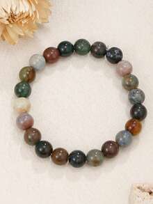 سوار كريستال شافي للنساء والرجال، سوار مطاطي من الأحجار الطبيعية المخرزة، مجوهرات روحية مصنوعة يدويًا من الأحجار الكريمة، هدايا عيد الميلاد، هدايا المجوهرات الأنيقة، هدايا الصداقة