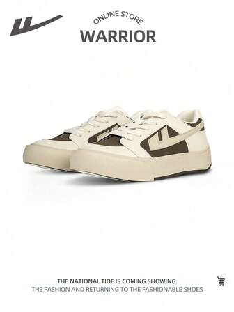 WARRIOR 1 par de zapatillas casuales y cómodas con bloques de color para mujer