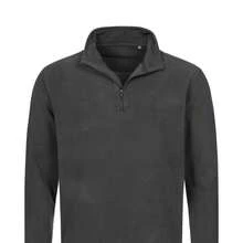 Stedman Mens Half Zip Fleece Jacket (Steel Grey) - Grey - View 2