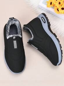 FI FATE INTERSECTION Plus Size New Fleece Snow Boots, Thick Insulated Warm Casual Boots, Anti-Slip Women Shoes, Outdoor Fashion Women Boots, Versatile Comfortable Snow Boots