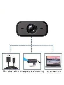 1pc Mini Spy Hidden Camera - Motion Detection And Night Vision 1080P HD, Indoor Monitoring For Pets/Children/Nanny, Controllable Via App, Easy Installation, No Battery Required. - Multicolor - View 8