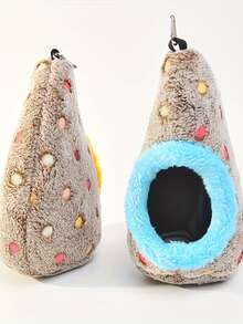 鸟巢悬挂栖木，适合鹦鹉、爱情鸟等小型宠物 - 彩色 - 查看 7