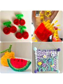 200pcs Colorful Craft Pipe Cleaners, 20 Vibrant Colors Suitable For DIY Handcraft, Children's Craft Projects, Classroom Activities And Creative Decorations (Random Colors) - Multicolor - View 10