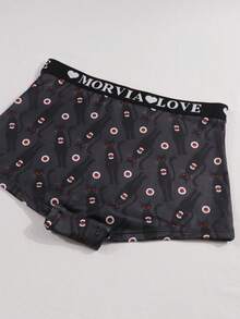 Dircho 3件套女士佩斯利印花撞色包边平角内裤，舒适柔软，弹力腰带，女士内衣裤 - 彩色 - 查看 10