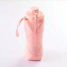 1pc Large Capacity Lightweight Outdoor Travel Cycling Bottle, Portable Collapsible Silicone Cup - 彩色 - 查看 6