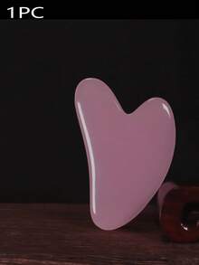 1PC Gua Sha Facial Tool Guasha Stone Scraping Massage Natural Jade Stone Gua Sha Massager Tool For Face Eye Neck Anti-Aging Slimming & Firming,Gua Sha Facial Tools, Jade Guasha Tool For Face & Eye Gua Sha Stone For Puffiness Reducing & Jawline Sculpting Face Stone Gua Sha Tools For Skin Care Woman GuaSha Stone Tool (Rose Quartz/Serpentine Jade)