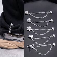 1/2/4/6 Stück einstellbare magnetische Hosenklemmen und Manschettenklemmen geeignet für dünne Kleidung, abnehmbare Saum-Clips geeignet für Hosen und T-Shirts, starker magnetischer Clip-Verschluss