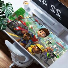1pc  Large Mouse Pad - Anti- Rubber Desk Mat With Washable Surface, Vibrant Patrol Cartoon Character Design, Perfect For Gaming & Office Use, Ideal Gift For Fans, Kids & Family, Office & Gaming Desk Mat | Playful Cartoon Aesthetic