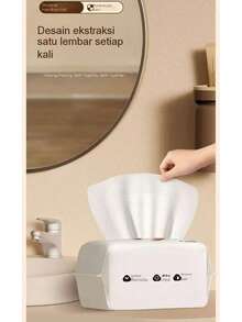 1/2片装一次性加厚大号足巾，家用，适合足部护理和按摩，吸水性强。纸巾